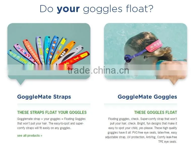 Gogglemate - Floating Strap One piece UV Protection wearing Kids Swimming Goggles