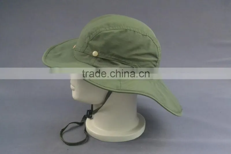 Army green bucket hat for split