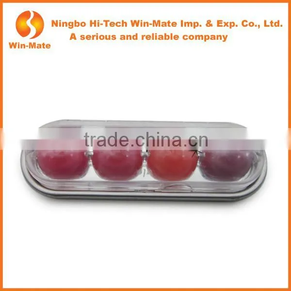 Mini Fruit Flavored Matte With Mirror Ball Shaped Lip Gloss For Children