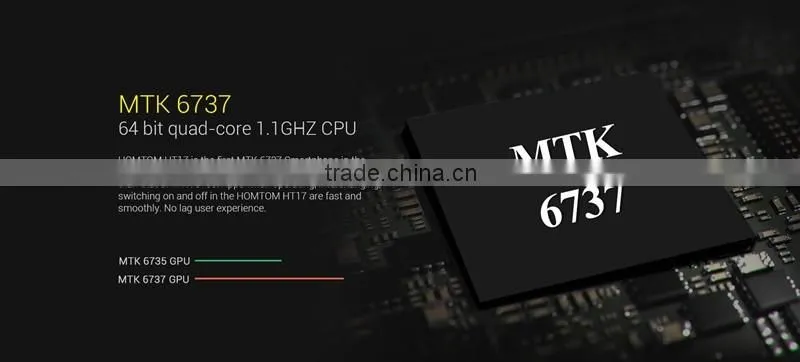 HOMTOM HT17 4G Smartphone 64bit MTK6737 Quad Core Android 6.0 5.5 inch HD