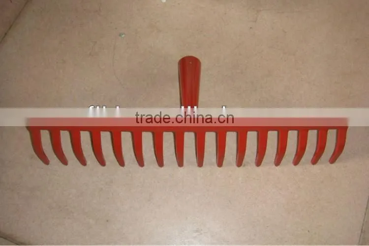 Leaf Rake,Grass Rake Steel Garden Rake
