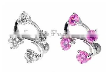 Colourful 316 stainless steel piercing rings segment piercing rings nose/lip piercings