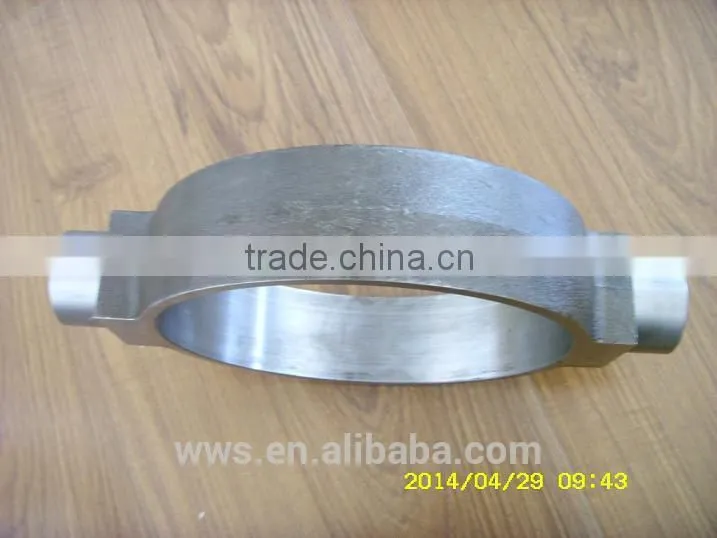 Hydraulic cylinder trunnion by casting and CNC machinig