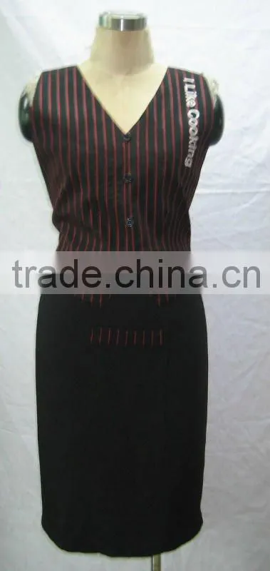 2016 new chef and waiter apron uniform