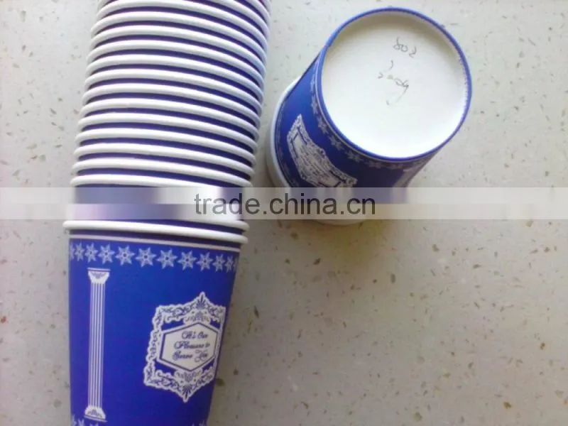 single wall big size disposable paper cups for coffee or tea