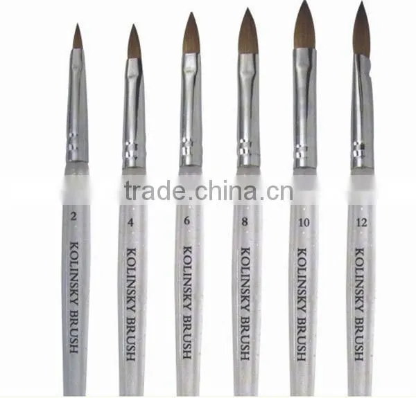 3pcs Red fashion makeup Nail art brush