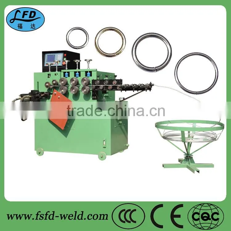 steel raw material and hydraulic power ring making machine metal wire ring forming machinery