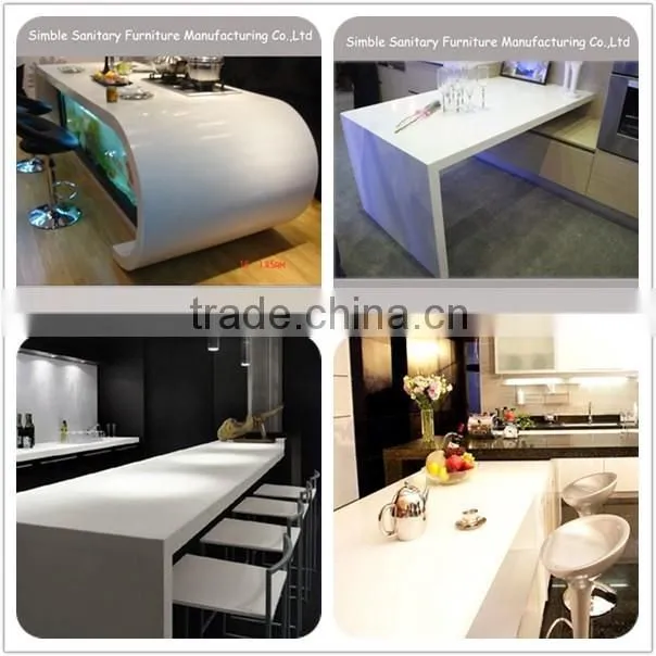 SIMBLE new Acrylic Solid Surface Sheets,High Quality Solid Surface Sheets For Kitchen Countertops