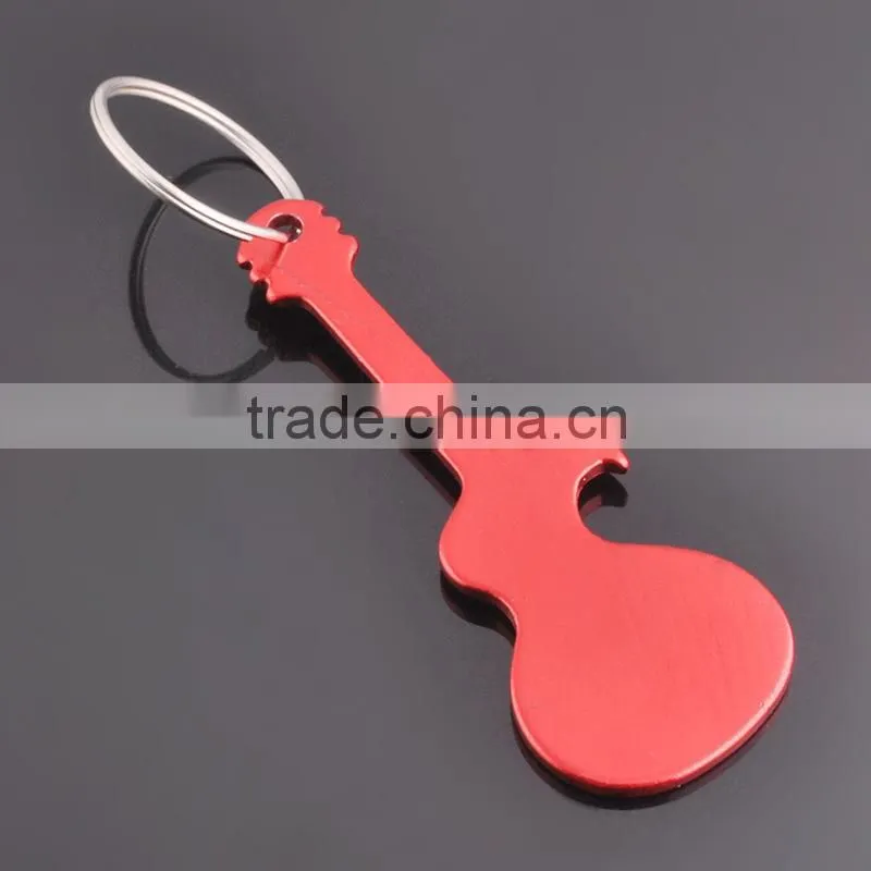 XL-WH51107 new arrival key chain alloy guitar keychain high quality alloy metal bottle opener keychain