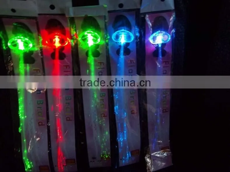 LED Flashing Glow Hair