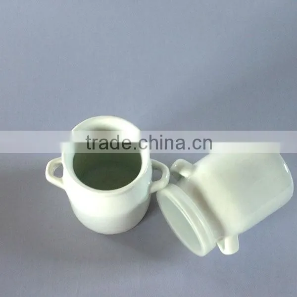 140 ml White Porcelain ceramic milk bottle