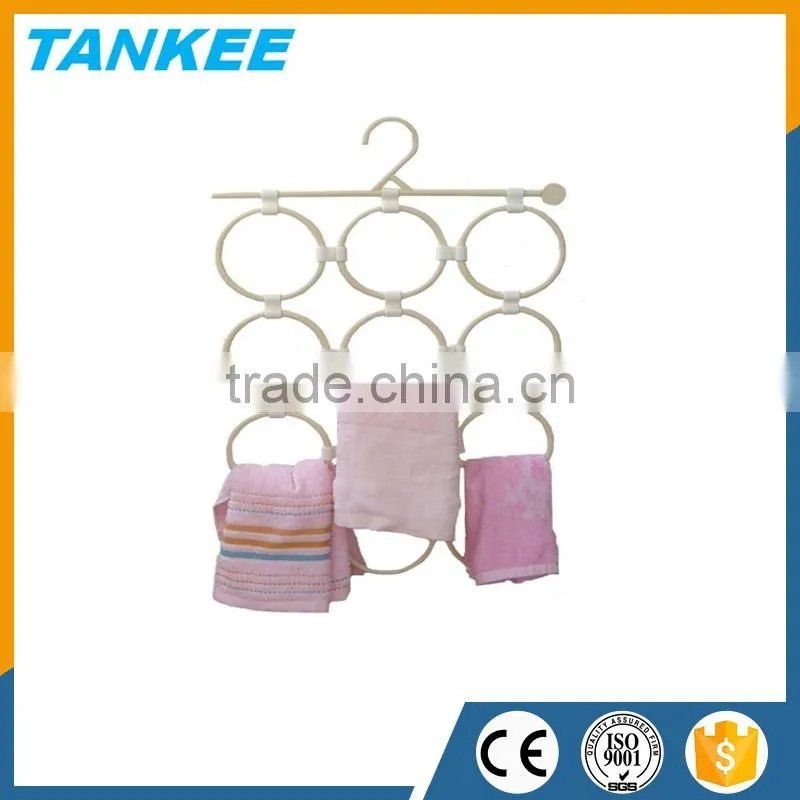Round Scarf Hanger Pashmina Shop Shawl Hold Scarves Tie Storage Plastic Scarf Hangers
