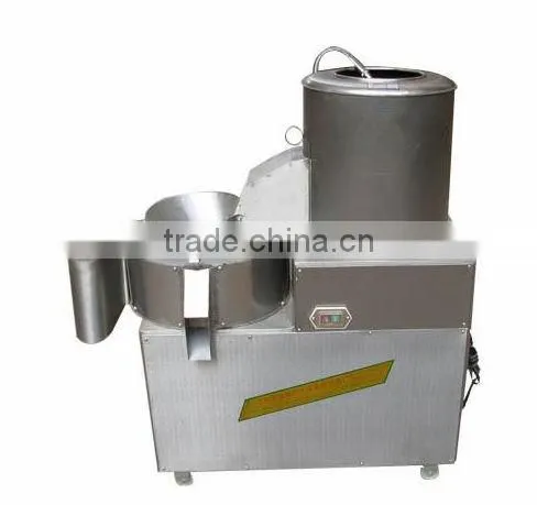potato washing and peeling machine/industrial potato peeling machine