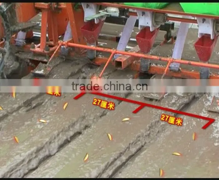 Hot Sale Profesional Manufactured Diesel Engine With Fertilizer Application Paddy Field Seeder Machine For Paddy Rice