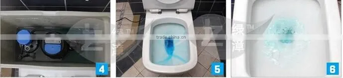 2015 Year Best New Brand High Quality Automatic 3Piece Toilet Bowl Cleaner