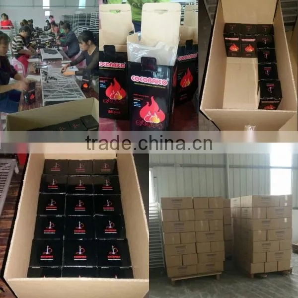 2.5*2.5*1.5cm cube hookah charcoal