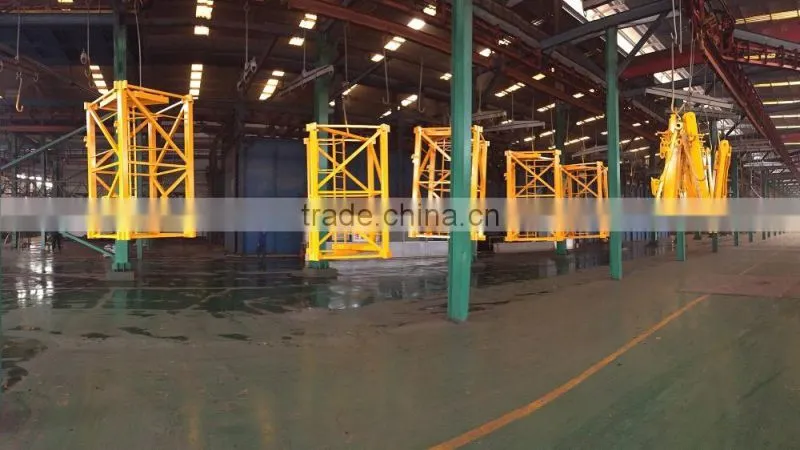 China manufacturer Tower crane with 6ton max load capacity