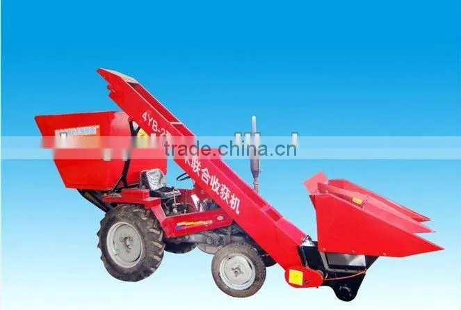 corn combine harvester