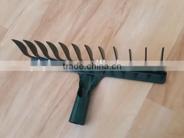 12 tines carton steel garden lawn rake for sale