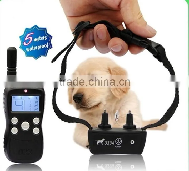 Wholesale 300M High Quality remote Dog Training Dog Collar with LCD display for 3 dogs