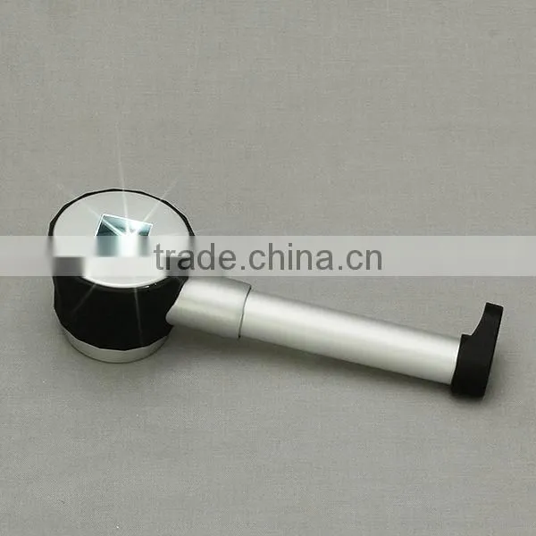 10X Handheld LED Optical Glass Magnifier with Scale Magnifying Jewelry Loupe