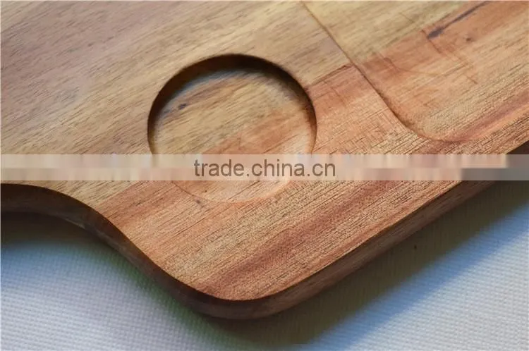 2015 new high quality handmade decorative wooden breakfast tray