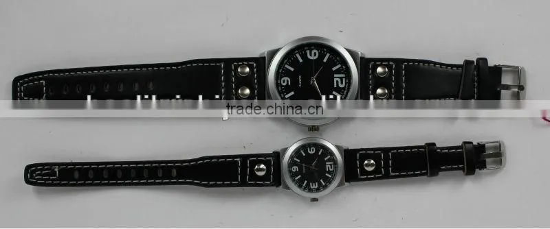 Cheapest special lover's crocodile man-made leather wathces for business gift