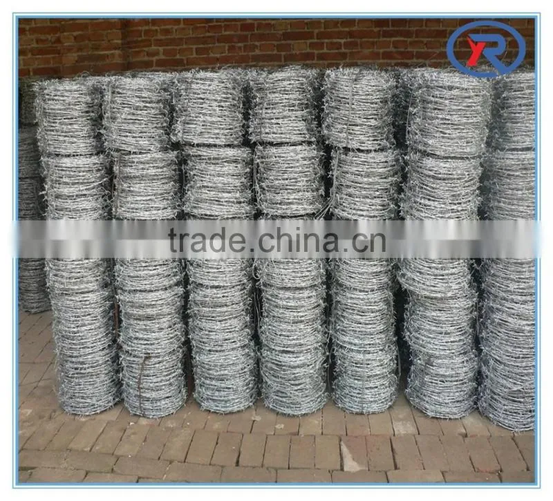 China factory cheap barb wire fence.galvanized barbed wire fencing