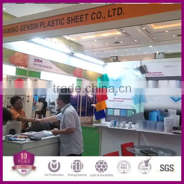 10mm polycarbonate triple-wall sheet /pc hollow sheet /roofing sheet
