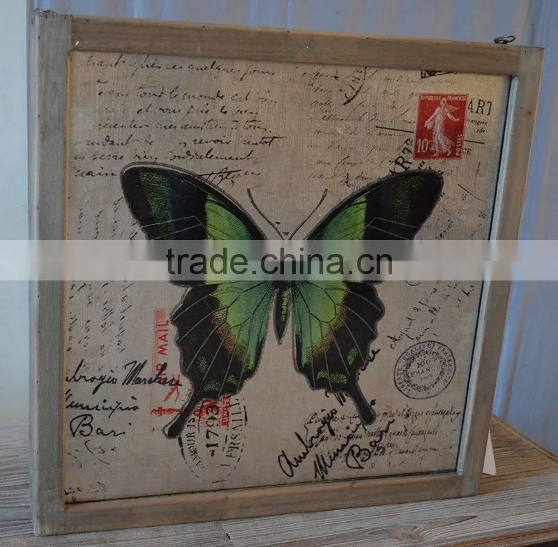 2016 new style LED lighted wooden picture frame with inductive switch