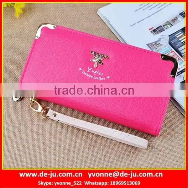 Zipper Closure Fashion Leopard Clutch Wallet
