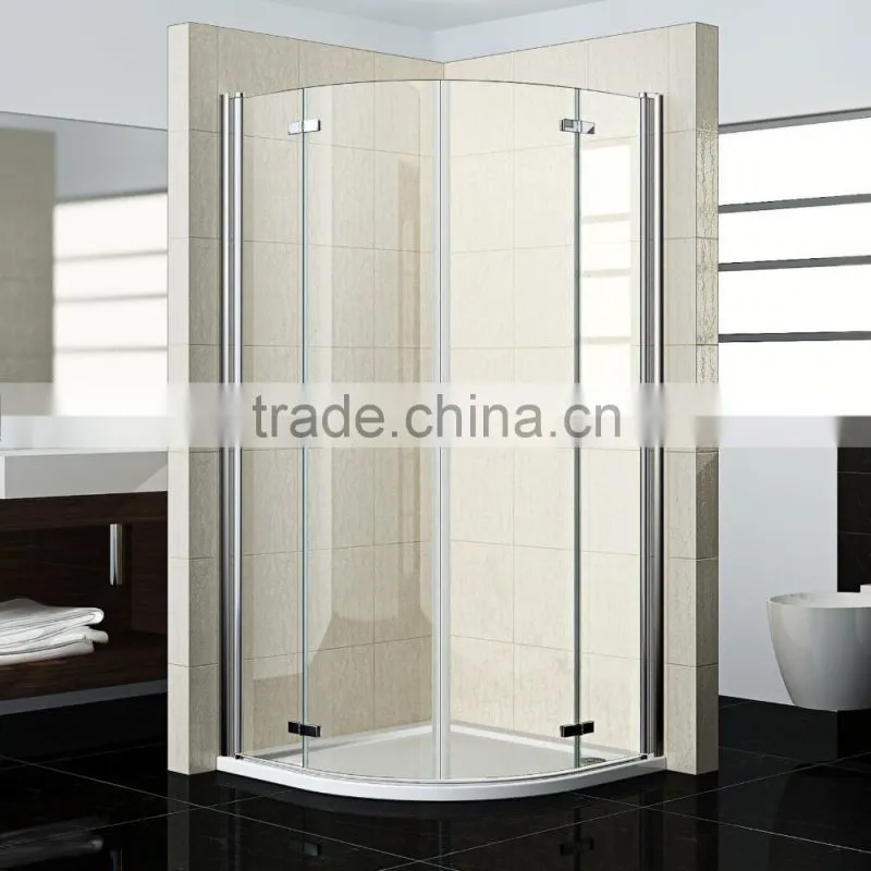 6mm clear glass 2 sided shower enclosures