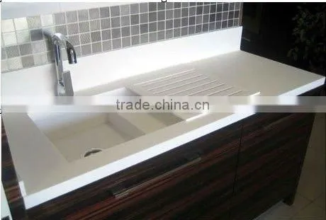 Top quality Hi Macs acrylic solid surface kitchen worktop