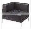 contemporary european design black 3 pieces sofa set