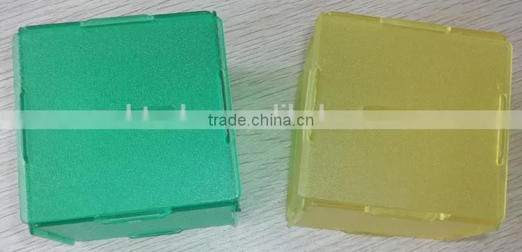 Plastic puzzle game square coin bank