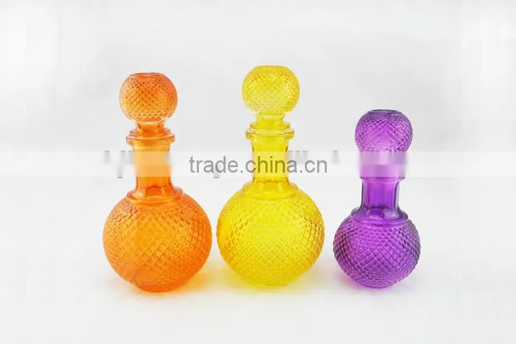 glass wine vodka bottles with cork TY40