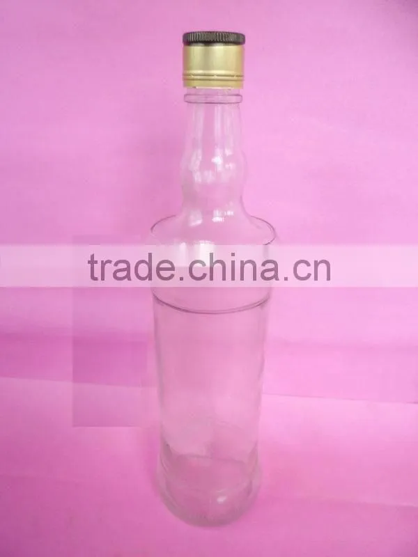 Aluminum Cap Whisky Bottle