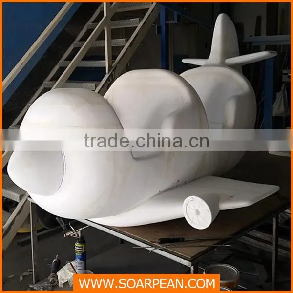 custom fiberglass model airplane sculpture