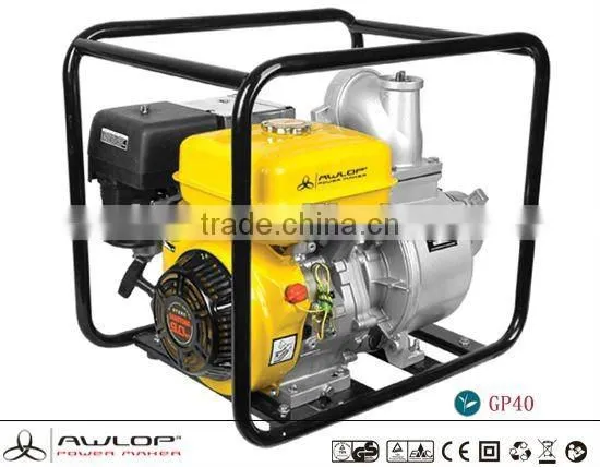 4 Inch Agricultural irrigation gasoline engine water pump GP40