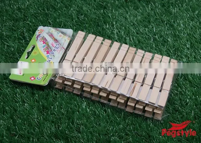 craft wooden clothes pegs 8.4cm Heady duty large wooden peg clothes pins
