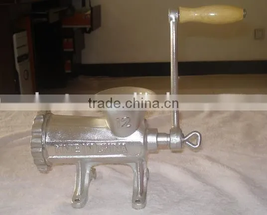 BR045 12# manual cast iron meat mincer with LFGB test