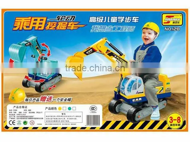 Child excavator toy kids excavation toys kids ride on car