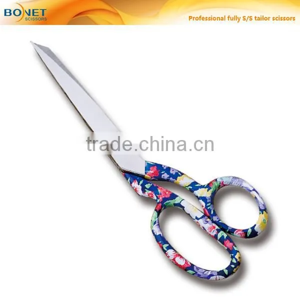S16003R Stainless steel tailor scissors with handle painting mini sewing kit scissors