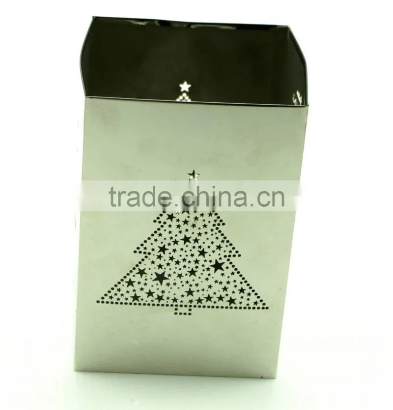 42118 stainless steel candle holder / candle cover