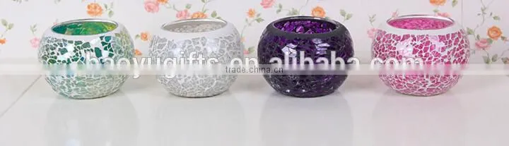 European romantic candlelight candlestick candlestick glass mosaic KTV Bar