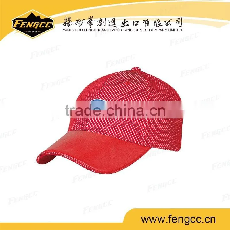 6 Panel Pre-curved Brim Baseball Cap,Custom Embroidered Baseball Cap