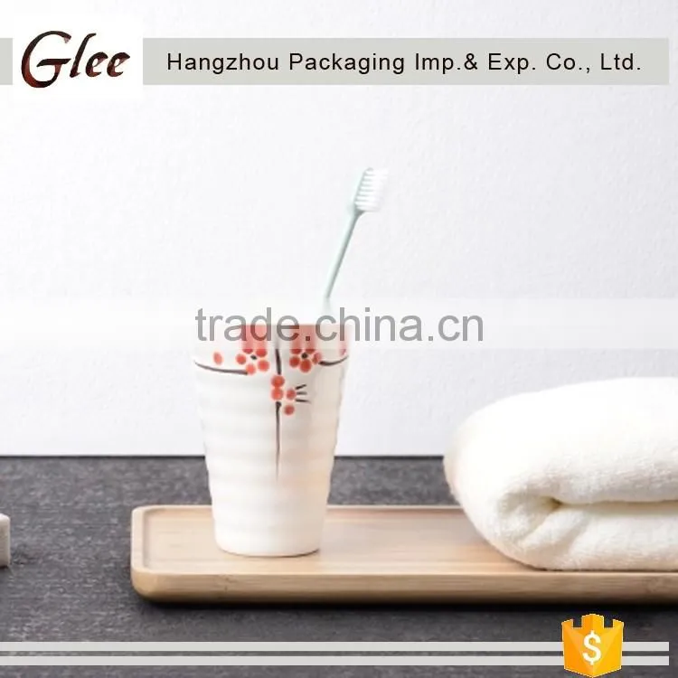 Graceful ec-friendly trendy custom environmental rectangular bamboo tray