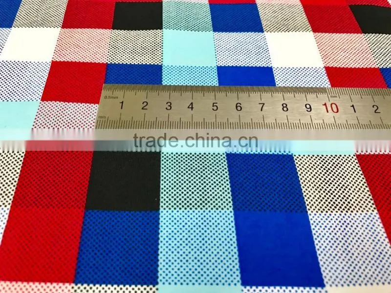 100 polyester microfiber fabric/printed brushed polyester fabric