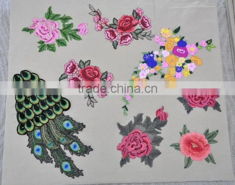 Star small embroidery patches epaulet badge for garment accessory WEFA-028