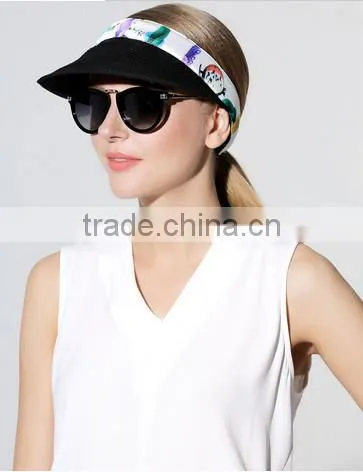china factory lady sun hat /foldable hat /visor hat